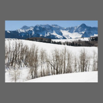 Snow on Dallas Divide posters