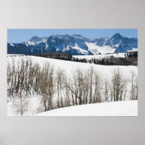 Snow on Dallas Divide Poster