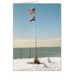Snow on San Antonio Bay card