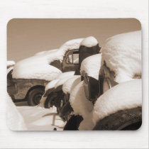 Snow on the Fenders mousepads by wildhorse59 Snow on the Fenders mousepads