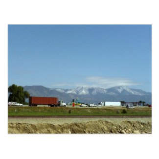 Snow On The San Bernardino Mountains Post Cards