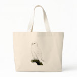 Snow Owl Canvas Bag