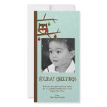 Snow Owl Holiday Photo Card