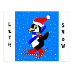 Snow Penguin Postcard