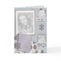 SNOW Photo Greeting Card