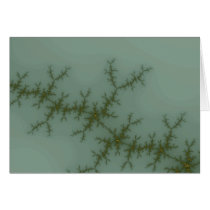 Snow Pine - Fractal Art Greeting Cards
