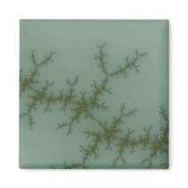 Snow Pine - Fractal Art Magnets