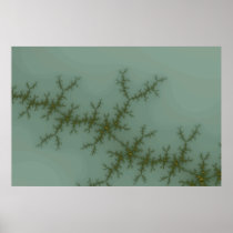Snow Pine - Fractal Art Print