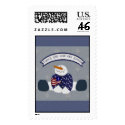Snow Place like America postage