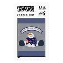 Snow Place like America postage by crhennes Snow Place like America postage