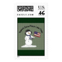 Snow Place Like Home postage