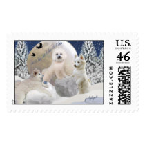 Snow Play Let It Snow Postage Stamp