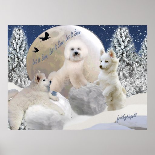 Snow Play Let It Snow Poster