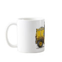 Snow Plow Truck Mugs by art1st Snow Plow Truck Mugs