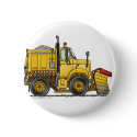 Snow Plow Truck Pins buttons by art1st Snow Plow Truck Pins buttons