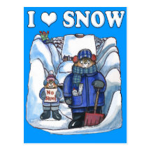 Snow Post Card