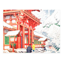 Snow Postcard