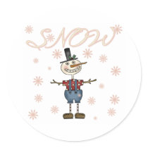 Snow Primsical Snowman stickers