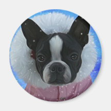 Snow Princess Fridge Magnets