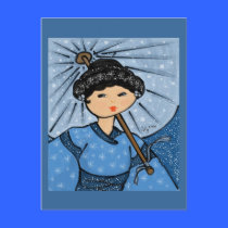 Snow Princess Postcard postcards