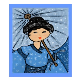 Snow Princess Poster print