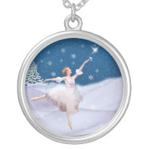 Snow Queen Ballerina  Necklace