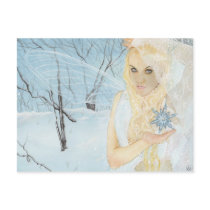 Snow Queen Fairy Postcard