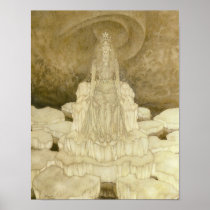 Snow Queen Fairy Tale by Edmund Dulac Poster