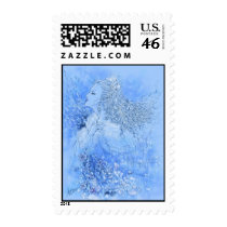 Snow Queen Postage Stamp
