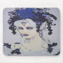 Snow Queen Winter Fantasy Fairy Mouse Pad mousepads