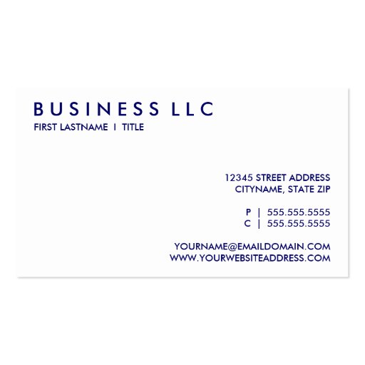 snow removal. business card templates (back side)