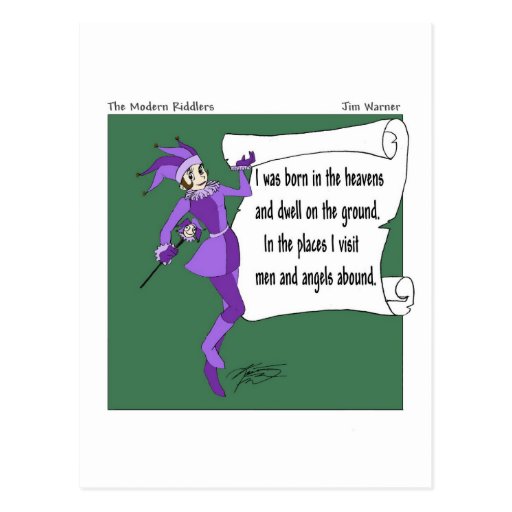 Snow Riddle Postcard Zazzle
