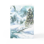 Snow Scene Greeting Card
