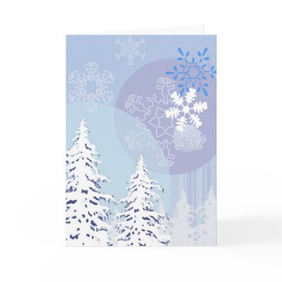 Snow Scene Greeting Cards by Paddydee56