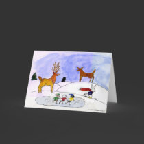 Snow Scene Card