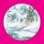 Snow Scene Refrigerator Magnet Snow Scene Refrigerator Magnet