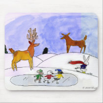 Snow Scene Mousepad