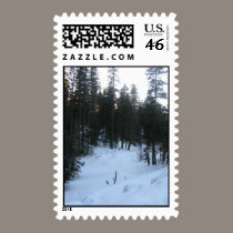 Snow Scene postage
