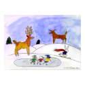 Snow Scene Poster posters