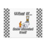 Snow Shovel Postcard