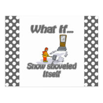 Snow Shovel postcards