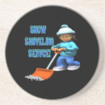 Snow Shoveling Service Drink Coasters