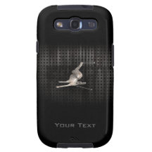 Snow Skiing; Cool Black Samsung Galaxy S3 Cases
