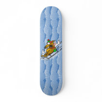 Snow Sledding Dog Skate Board
