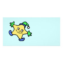 Snow Star Personalized Photo Card