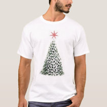 snow star Tree t-shirts by eric_Slade snow star Tree t-shirts