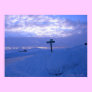 Snow & sunset