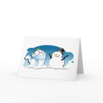 Snow Tiger and Snow Man cards