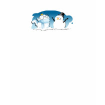 Snow Tiger and Snow Man t-shirts by fuzzacademy Snow Tiger and Snow Man t-shirts