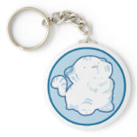 Snow Tiger Keychain